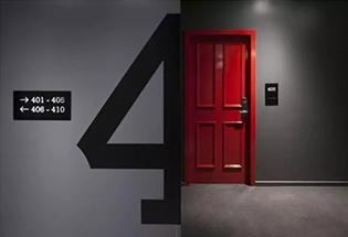 這樣的酒店門牌好設(shè)計，你會一眼就記住嗎？